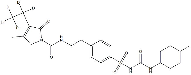 Glimepiride-d5 Struktur