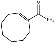 1-Cyclooctene-1-carboxamide(6CI) Struktur