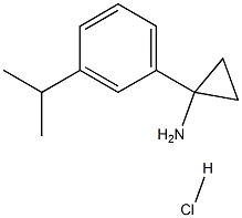 Cyclopropanamine, 1-[3-(1-methylethyl)phenyl]-, hydrochloride (1:1) Struktur