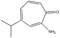 2,4,6-Cycloheptatrien-1-one,2-amino-4-isopropyl-(6CI) Struktur