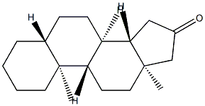 5α-Androstan-16-one Struktur