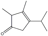 3-Cyclopenten-1-one,4-isopropyl-2,3-dimethyl-(6CI) Struktur