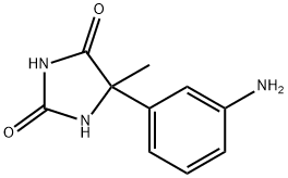 5-(3-aminophenyl)-5-methylimidazolidine-2,4-dione Struktur