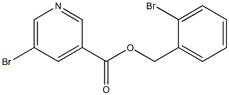 5-Bromo-nicotinic acid 2-bromo-benzyl ester Struktur