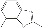 Benzothiazole, 2,7-dimethyl- (6CI,9CI) Struktur