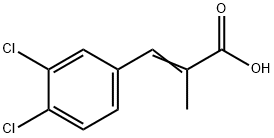 2-Propenoic acid, 3-(3,4-dichlorophenyl)-2-Methyl- Struktur