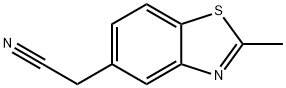 5-Benzothiazoleacetonitrile,2-methyl-(6CI,9CI) Struktur