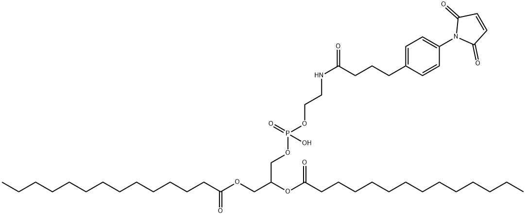 N-(4-(4-maleimidophenyl)butyryl)phosphatidylethanolamine Struktur