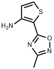 2-(3-methyl-1,2,4-oxadiazol-5-yl)thiophen-3-amine Struktur