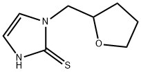 1-(oxolan-2-ylmethyl)-1H-imidazole-2-thiol Struktur