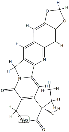 10,11-methylenedioxy-20-camptothecin Struktur