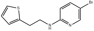 5-bromo-N-(2-(thiophen-2-yl)ethyl)pyridine-2-amine Struktur