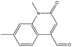 4-Quinolinecarboxaldehyde,1,2-dihydro-1,7-dimethyl-2-oxo-(9CI) Struktur