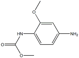 methyl N-(4-amino-2-methoxyphenyl)carbamate Struktur