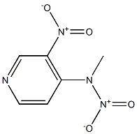 4-Pyridinamine,N-methyl-N,3-dinitro-(9CI) Struktur