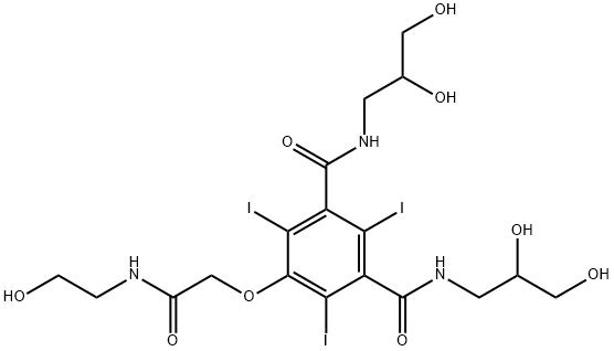 Ioversol Related Compound B (50 mg) (N,N'-bis(2,3-dihydroxypropyl)-5-[(N-(2-hydroxyethyl)-carbamoyl)methoxy]-2,4,6-triiodoisophthalamide)