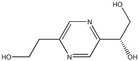 2,5-Pyrazinediethanol,-bta--hydroxy-,(-bta-R)-(9CI) Struktur