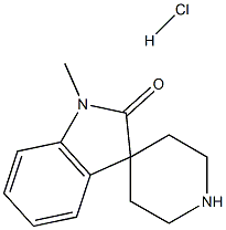 1-Methylspiro[indole-3,4′-piperidin]-2(1H)-one hydrochloride Struktur