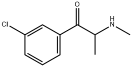 1-(3-CHLOROPHENYL)-2-(METHYLAMINO)PROPAN-1-ONE Struktur