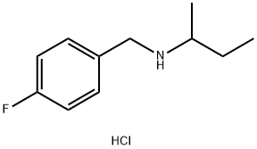 N-(4-fluorobenzyl)-2-butanamine hydrochloride Struktur