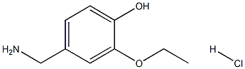 Phenol,4-(aminomethyl)-2-ethoxy-, hydrochloride (1:1)