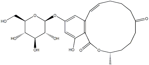 zearalenone-4-glucopyranoside Struktur