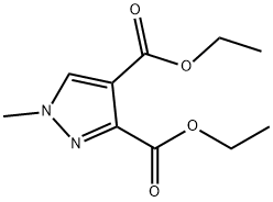 Pyrazole-3,4-dicarboxylicacid,1-Methyl-,diethylester Struktur