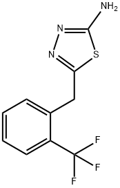 2-AMino-5-[2-(trifluoroMethyl)phenyl]-1,3,4-thiadiazole, 97% Struktur