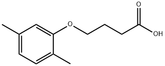 4-(2,5-dimethylphenoxy)butanoic acid Struktur