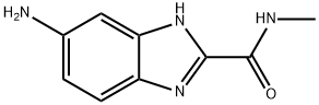 1H-Benzimidazole-2-carboxamide,5-amino-N-methyl-(9CI) Struktur