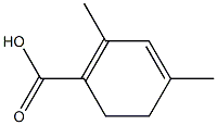 1,3-Cyclohexadiene-1-carboxylicacid,2,4-dimethyl-(9CI) Struktur