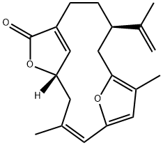 (-)-Rubifolide Struktur