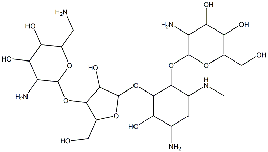 3-N-methylparomomycin I Struktur