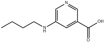 3-Pyridinecarboxylicacid,5-(butylamino)-(9CI) Struktur