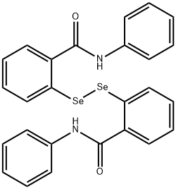 bis(2-(N-phenylcarboxamido)phenyl)diselenide Struktur