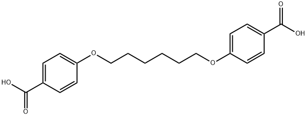 poly(1,3-bis(4-carboxyhydroxy)hexane anhydride) Struktur