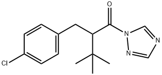 1-(4-chlorobenzyl)-(1H-1，2，4-triazol-yl)-pinacolone Struktur