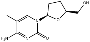 2',3'-dideoxy-5-methylcytidine Struktur