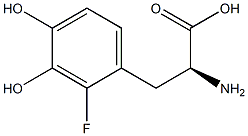 2-fluorodopa Struktur