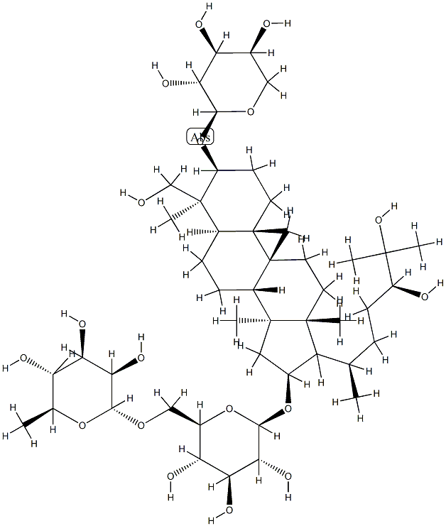 Cyclofoetoside B Struktur