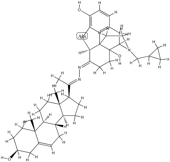 pregnenolone-naltrexone azine Struktur