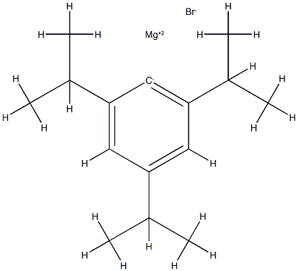 2,4,6-Triisopropylphenylmagnesium bromide, 0.50 M in THF Struktur