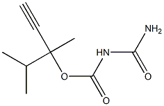 1-Pentyn-3-ol,3,4-dimethyl-,allophanate(6CI) Struktur