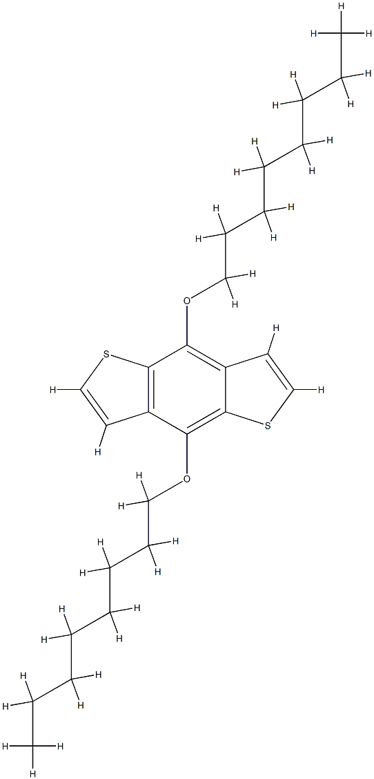 4,8-Dioctyloxybenzo[1,2-b:3,4-b]dithiophene Struktur