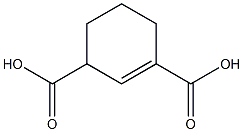 1-Cyclohexene-1,3-dicarboxylic acid (6CI,9CI) Struktur