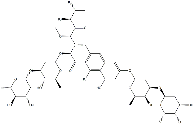 Olivomycin Struktur