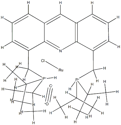 Chlorocarbonylhydrido[4,5-bis-(di-i-propylphosphinoMethyl) acridine] rutheniuM(II), Min.98% Milstein Acridine Catalyst Struktur