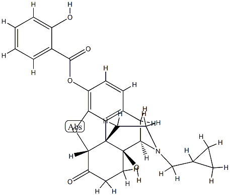 naltrexone-3-salicylate Struktur