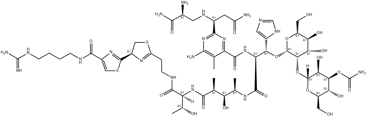 phleomycin D1 Struktur