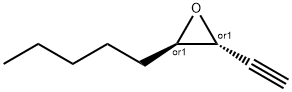 Oxirane, 2-ethynyl-3-pentyl-, (2R,3R)-rel- (9CI) Struktur